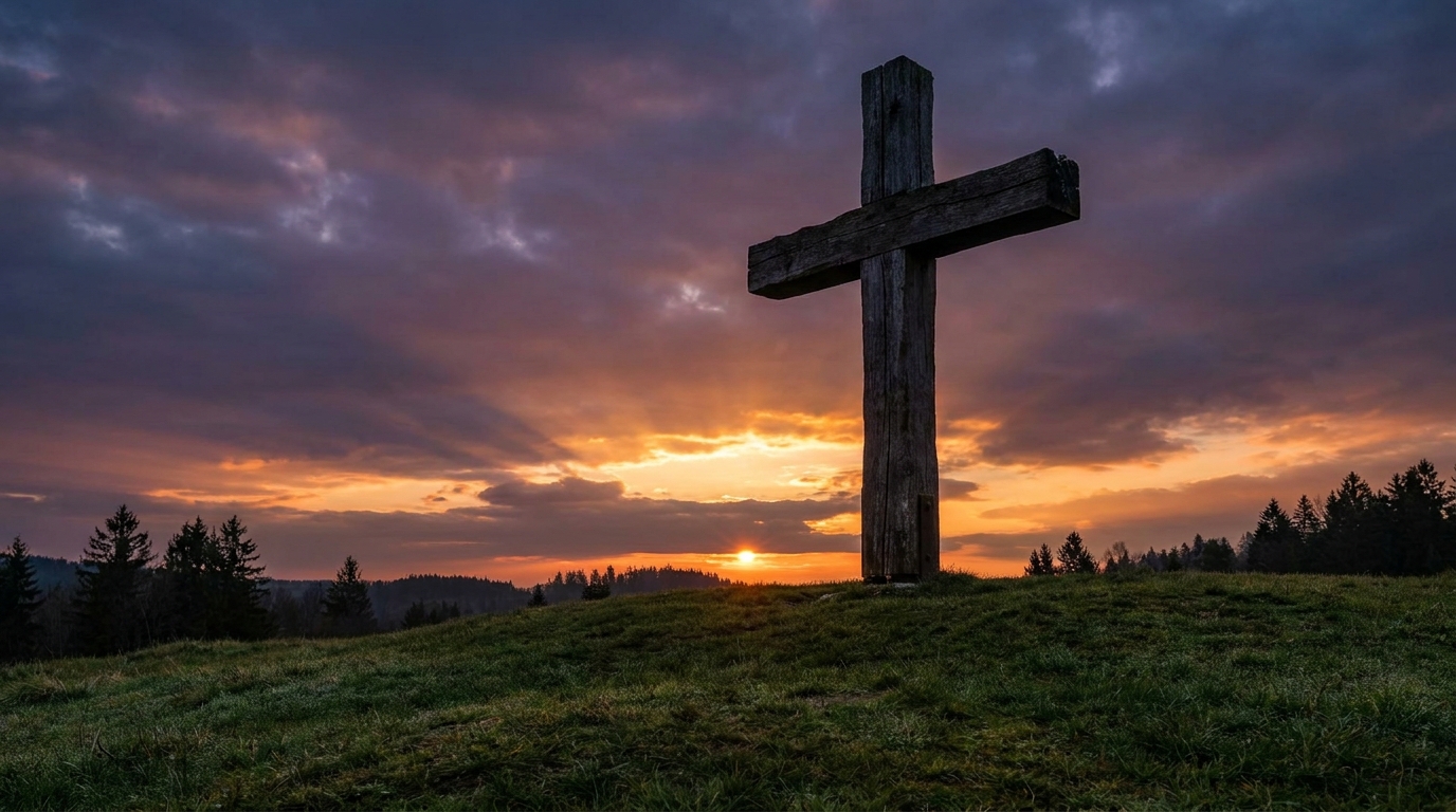 Cross at Sunset