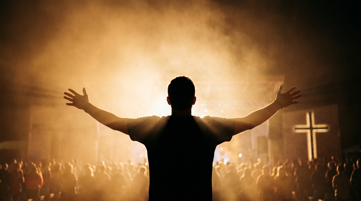 Hands Lifted in Worship